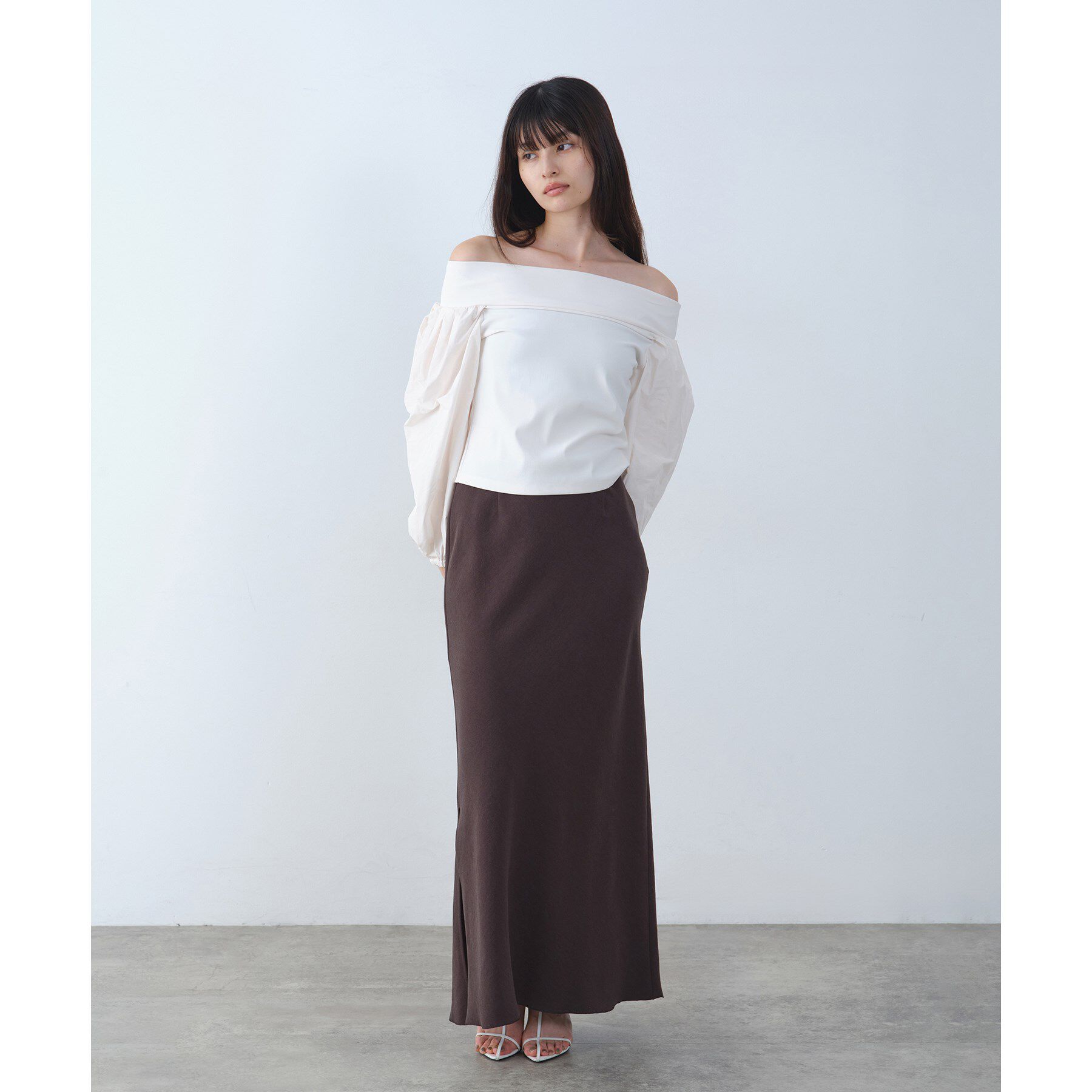 CODE A「puff glow off top」|シャツ・ブラウス|