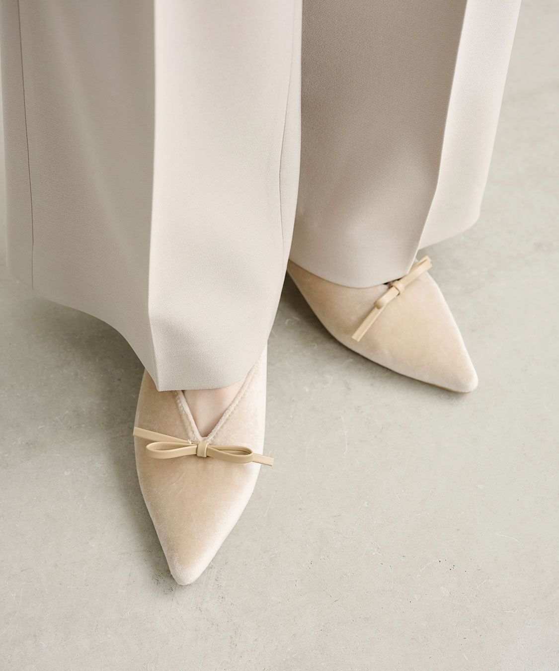 COCO DEAL「スリムフレアパンツ」|スラックス|