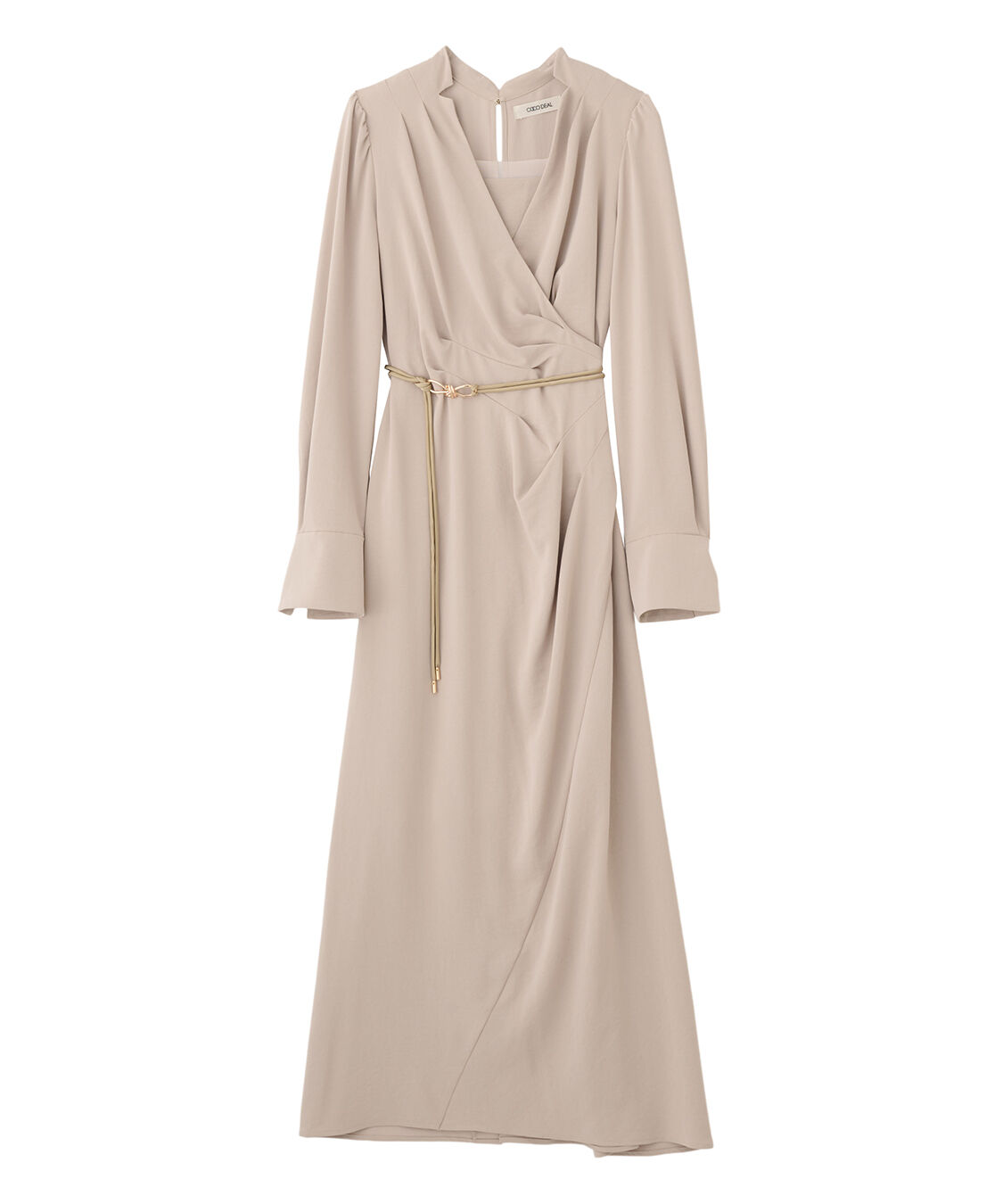 COCO DEAL「カシュクールドレープワンピース」|ワンピース|