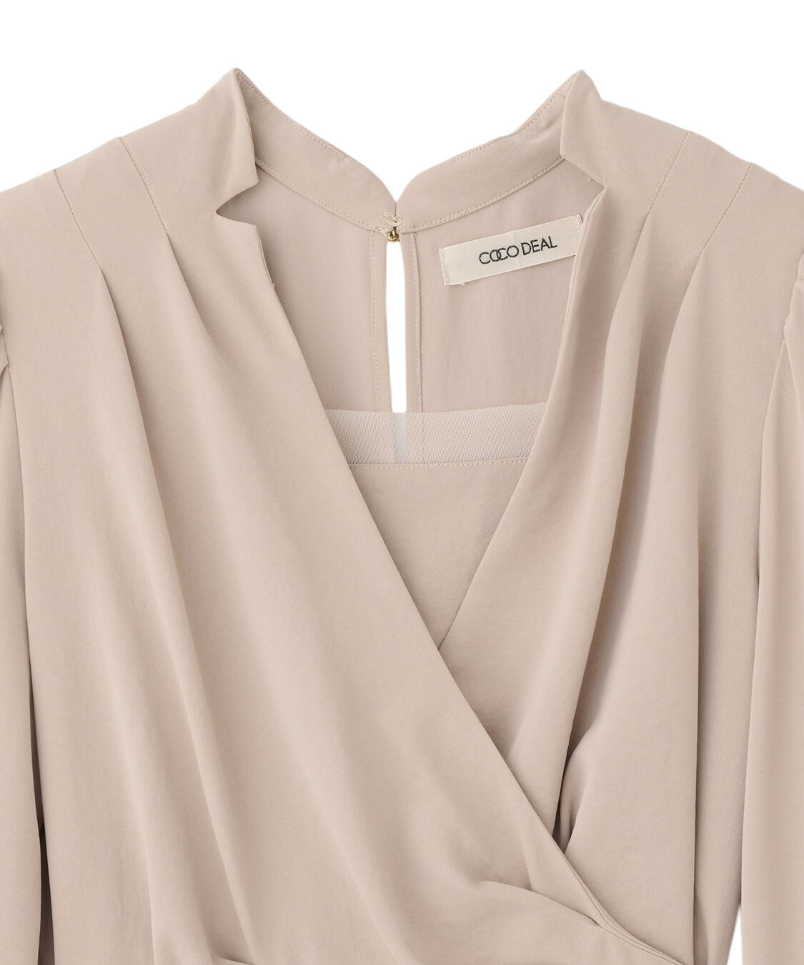 COCO DEAL「カシュクールドレープワンピース」|ワンピース|