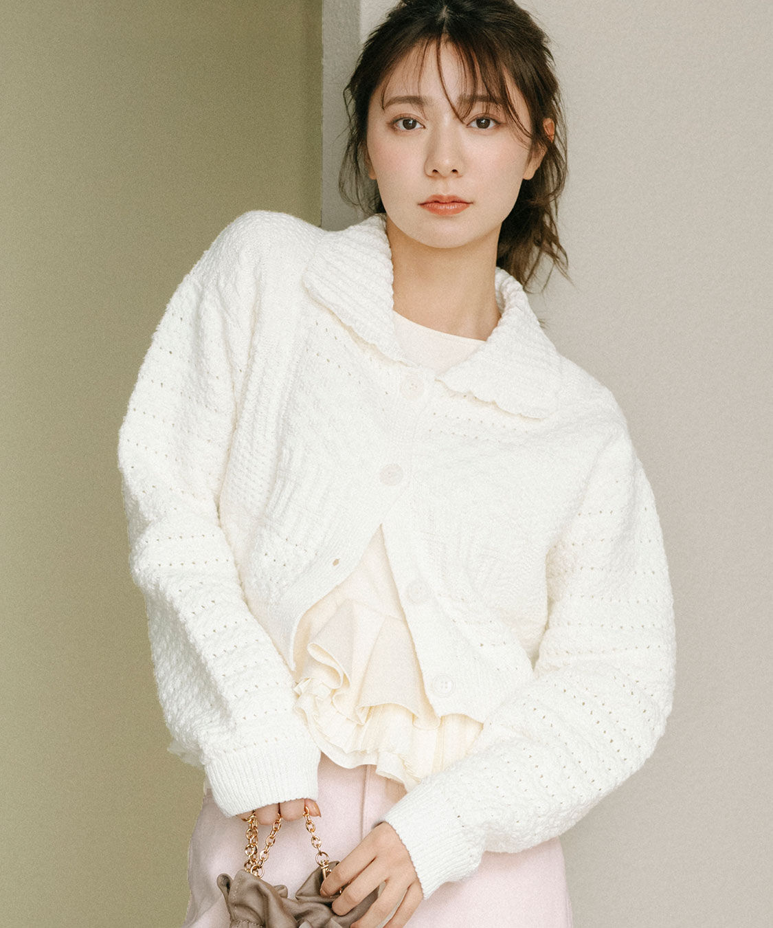 COCO DEAL「ランダムフリルペプラムトップス」|Tシャツ・カットソー|