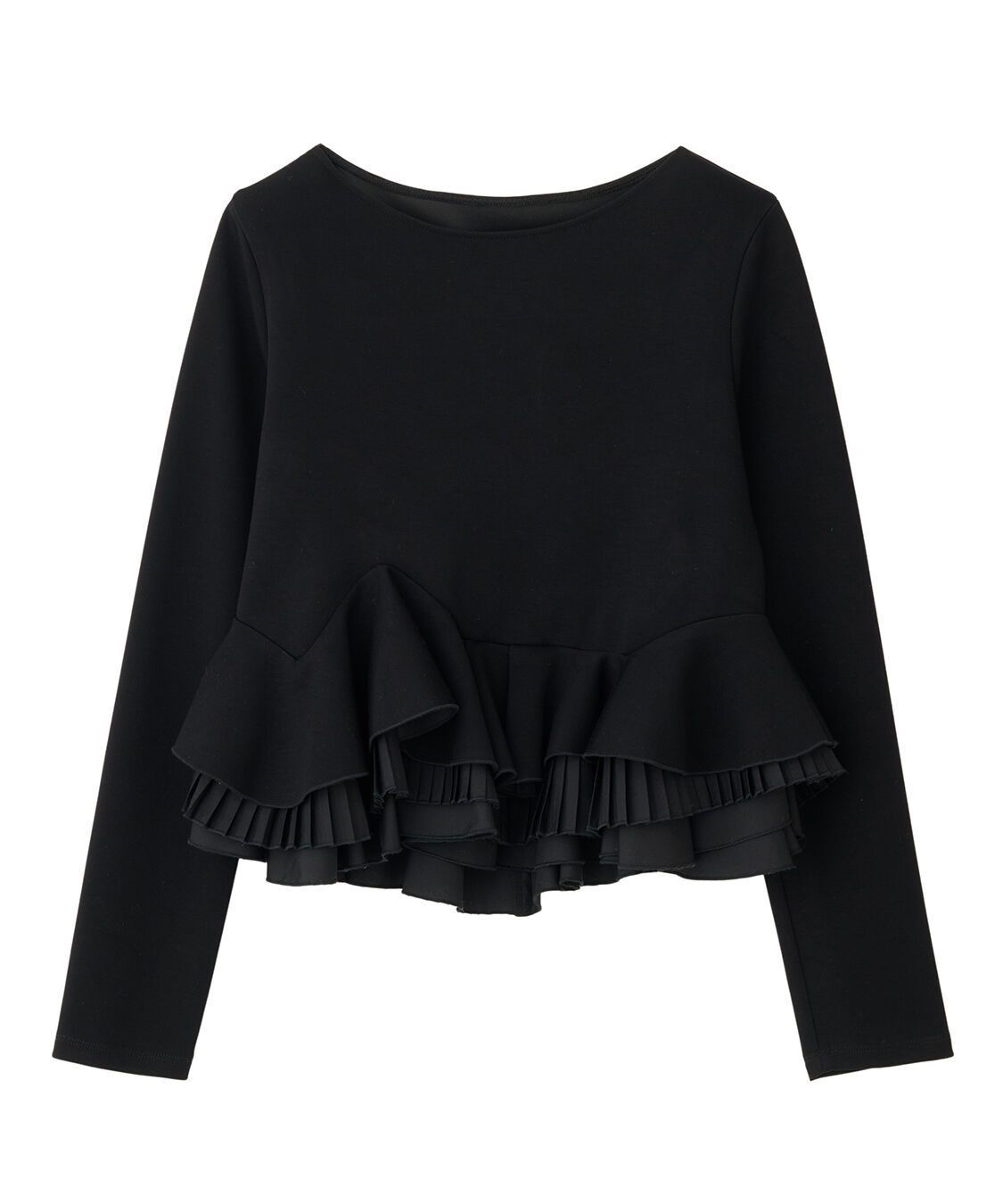 COCO DEAL「ランダムフリルペプラムトップス」|Tシャツ・カットソー|