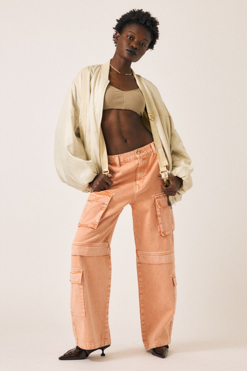 MOUSSY「LOWRISE CARGO STRAIGHT」|デニム|