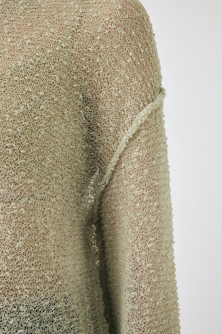 MOUSSY「NEP YARN LOOSE OVER ニット」|ニット・セーター|