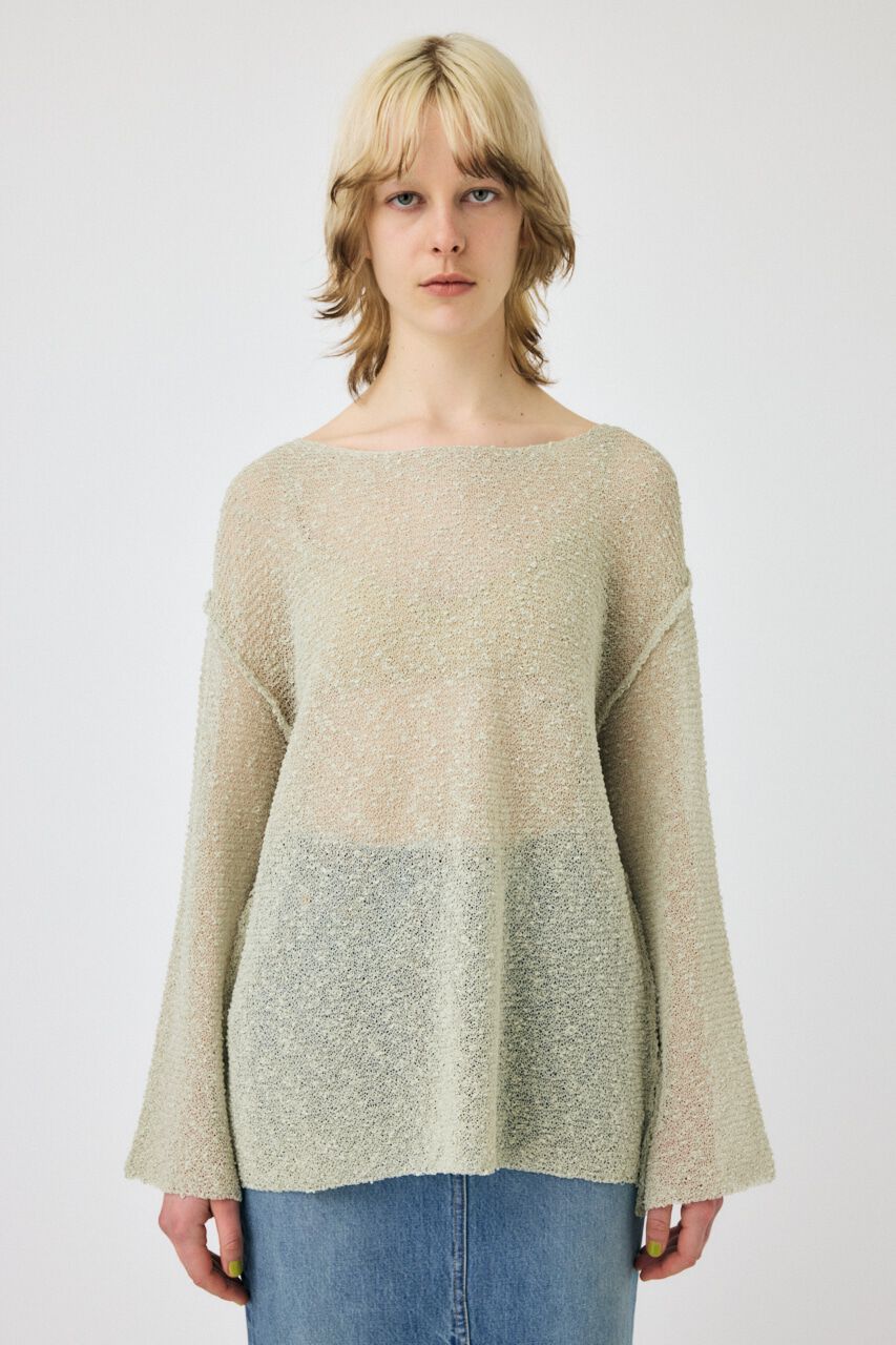 MOUSSY「NEP YARN LOOSE OVER ニット」|ニット・セーター|