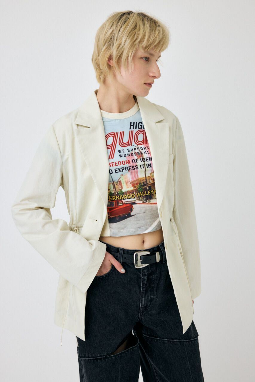 MOUSSY「WAIST DRAWSTRING ジャケット」|その他|