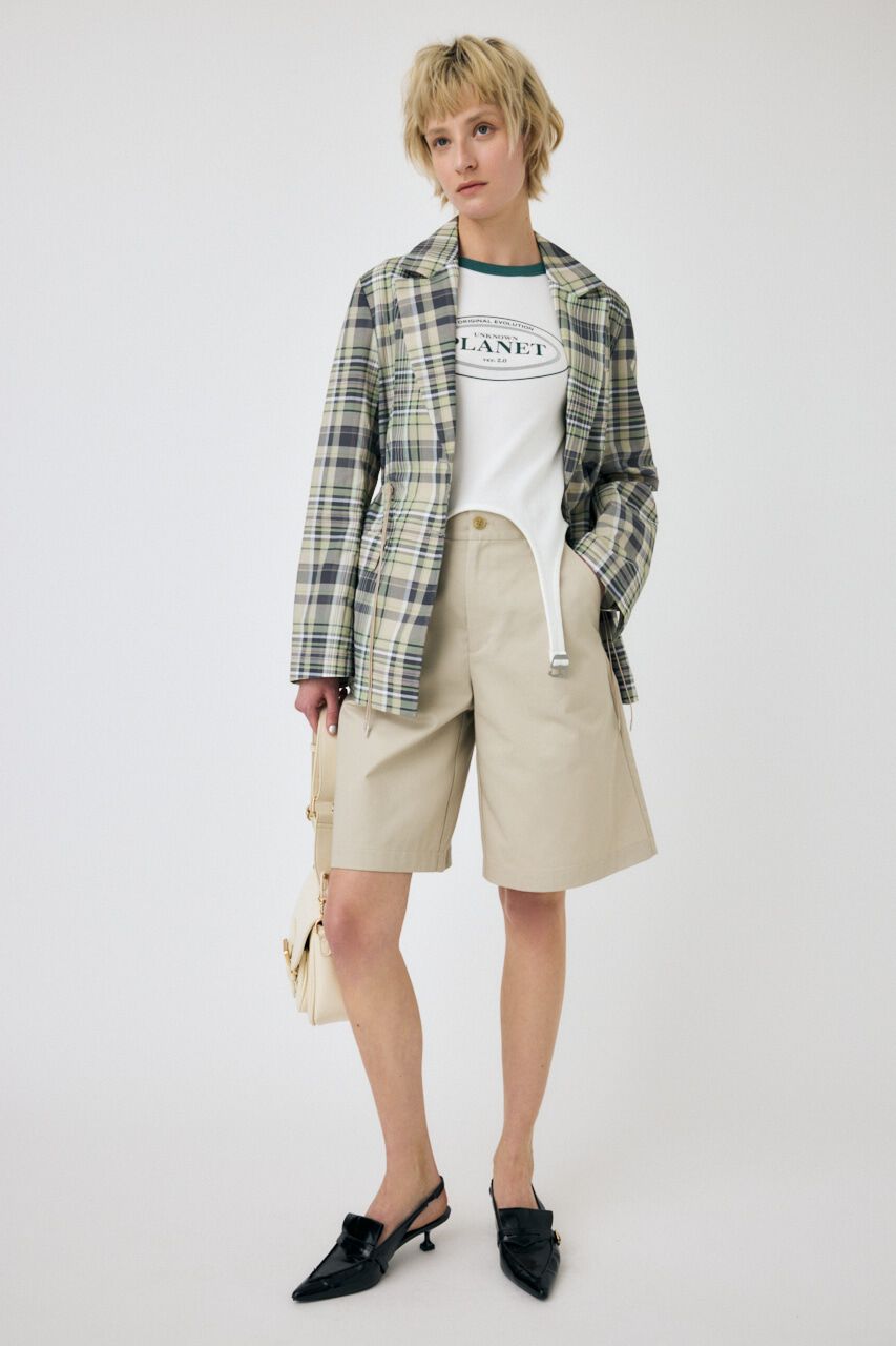 MOUSSY「WAIST DRAWSTRING ジャケット」|その他|柄BEG5