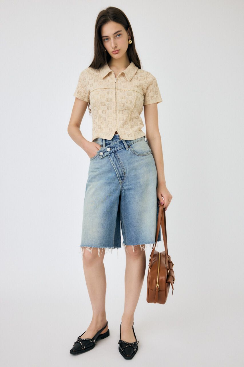 MOUSSY「LACY SWITCHING トップス」|Tシャツ・カットソー|