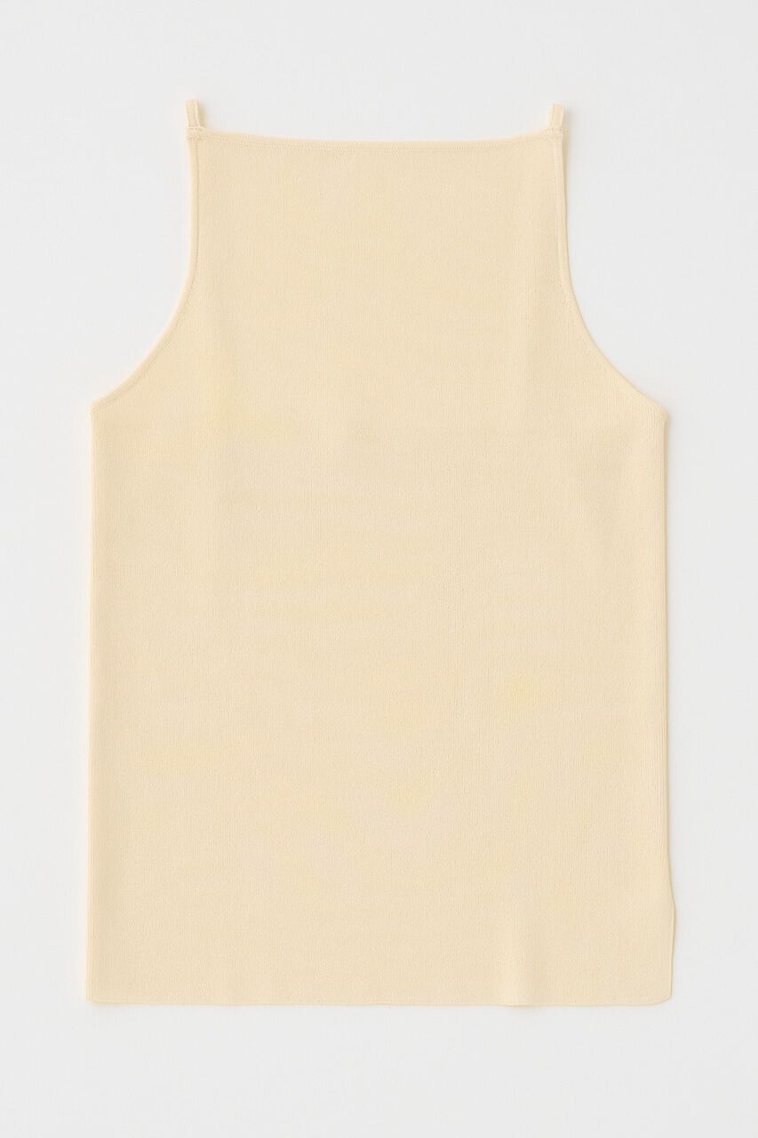 MOUSSY「SQUARE LINE ニットキャミ」|キャミソール|O/WHT1