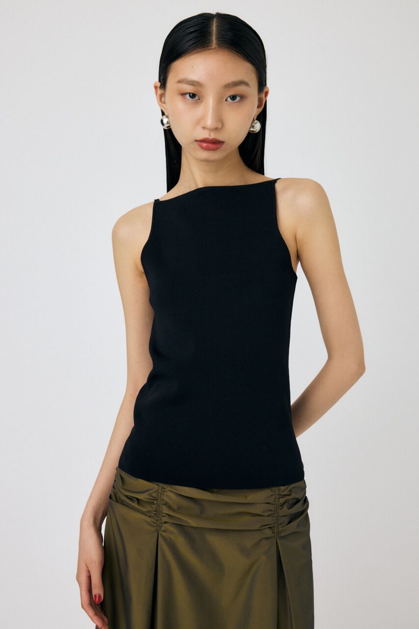 MOUSSY「SQUARE LINE ニットキャミ」|キャミソール|