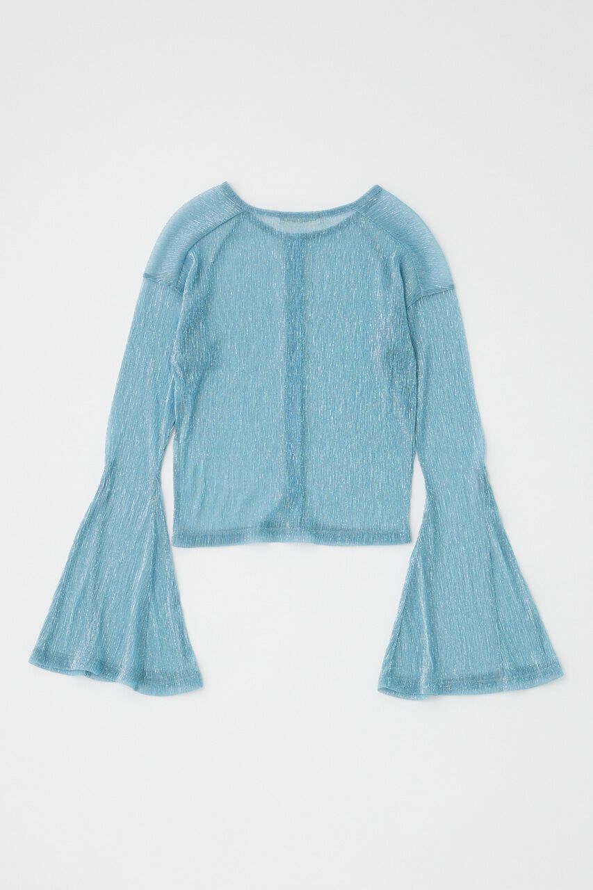 MOUSSY「GLITTER PLEATS カーディガン」|Tシャツ・カットソー|