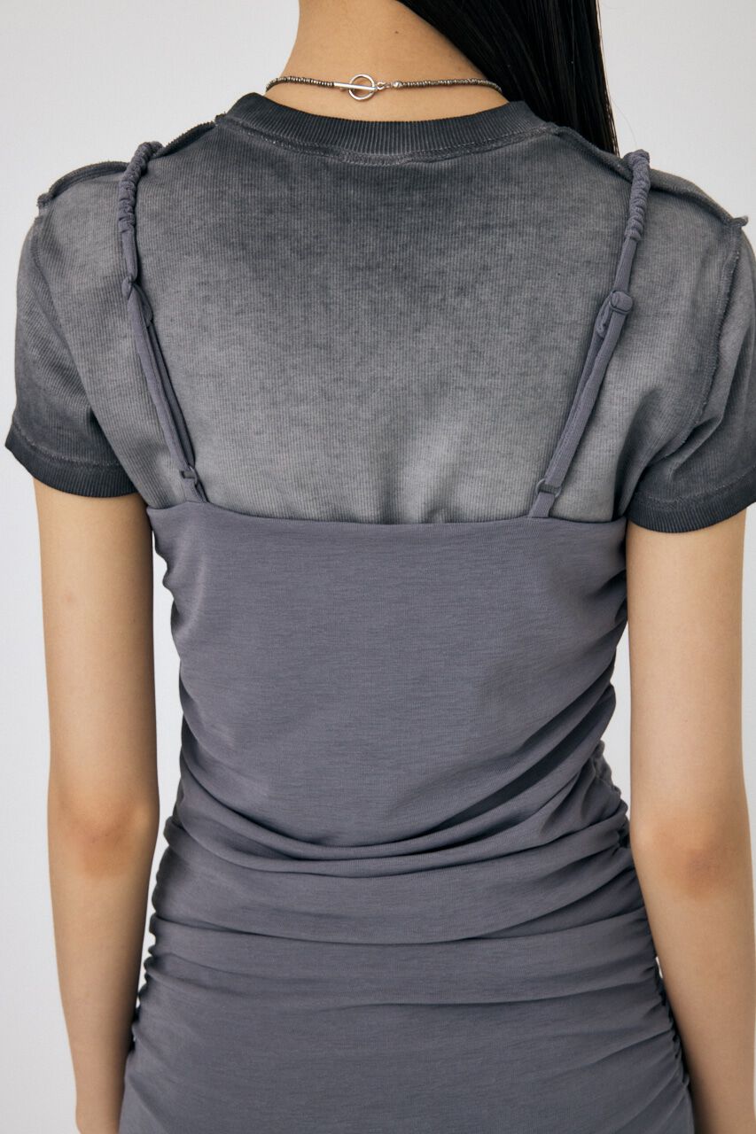 MOUSSY「DRAPE CAMI ドレス」|ワンピース|