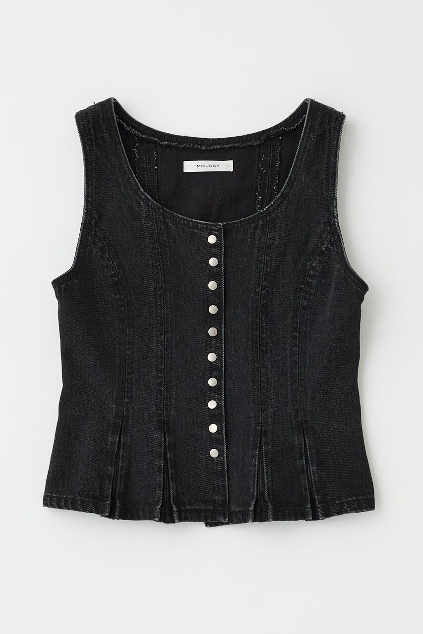 MOUSSY「BUTTON UP デニムトップス」|シャツ・ブラウス|