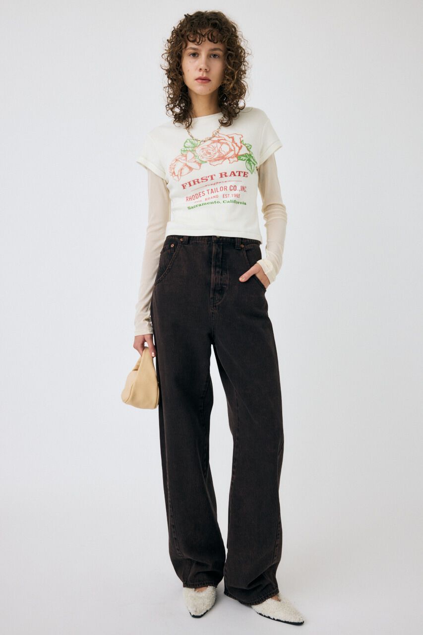 MOUSSY「VINTAGE LABEL Tシャツ」|Tシャツ・カットソー|