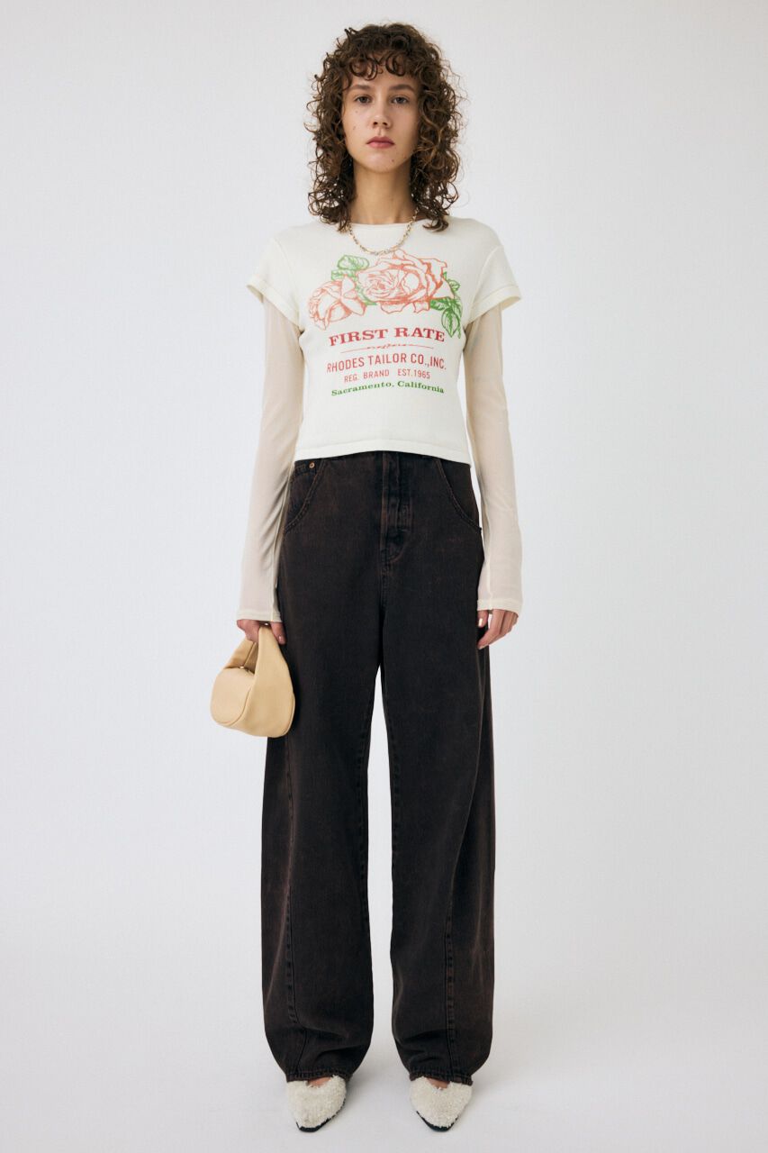 MOUSSY「VINTAGE LABEL Tシャツ」|Tシャツ・カットソー|