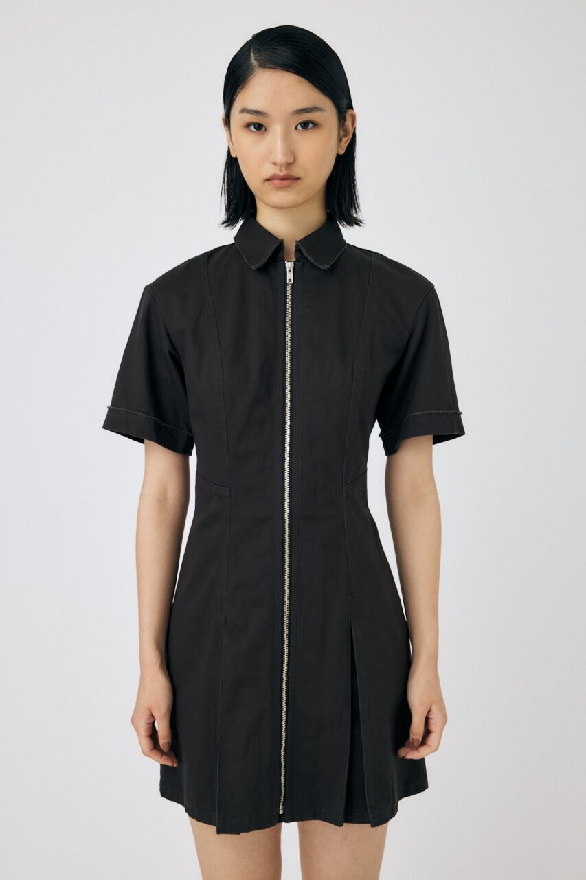 MOUSSY「STITCH WORK FIT ミニドレス」|ワンピース|