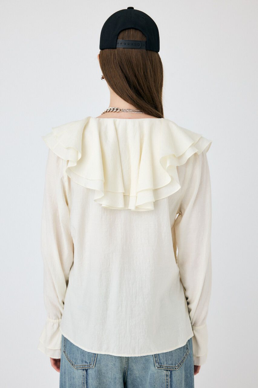 MOUSSY「RUFFLE ブラウス」|シャツ・ブラウス|
