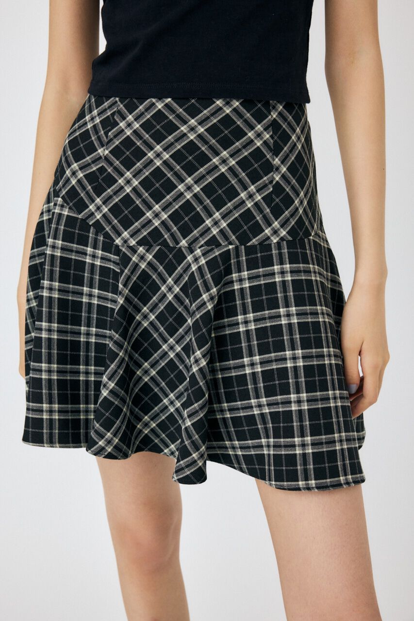 MOUSSY「TARTAN ASSYMMETRY ミニスカート」|スカート|