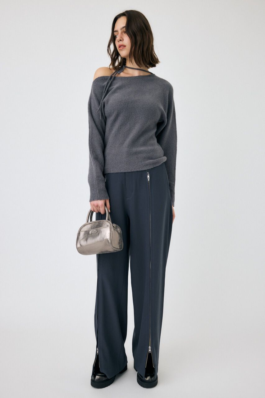 MOUSSY「ZIP UP WIDE トラウザーズ」|その他|