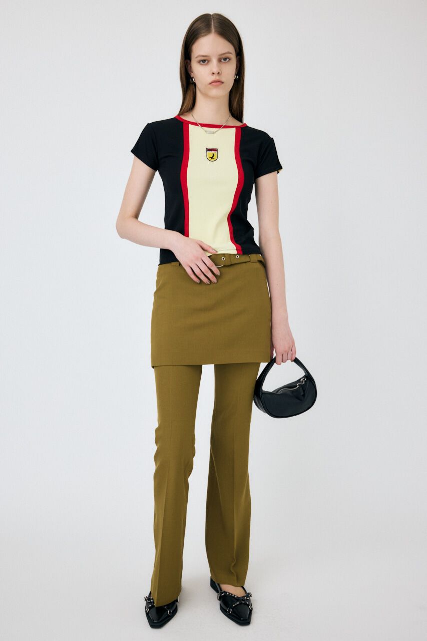 MOUSSY「LOWRISE SKIRT LAYERED フレア」|その他|