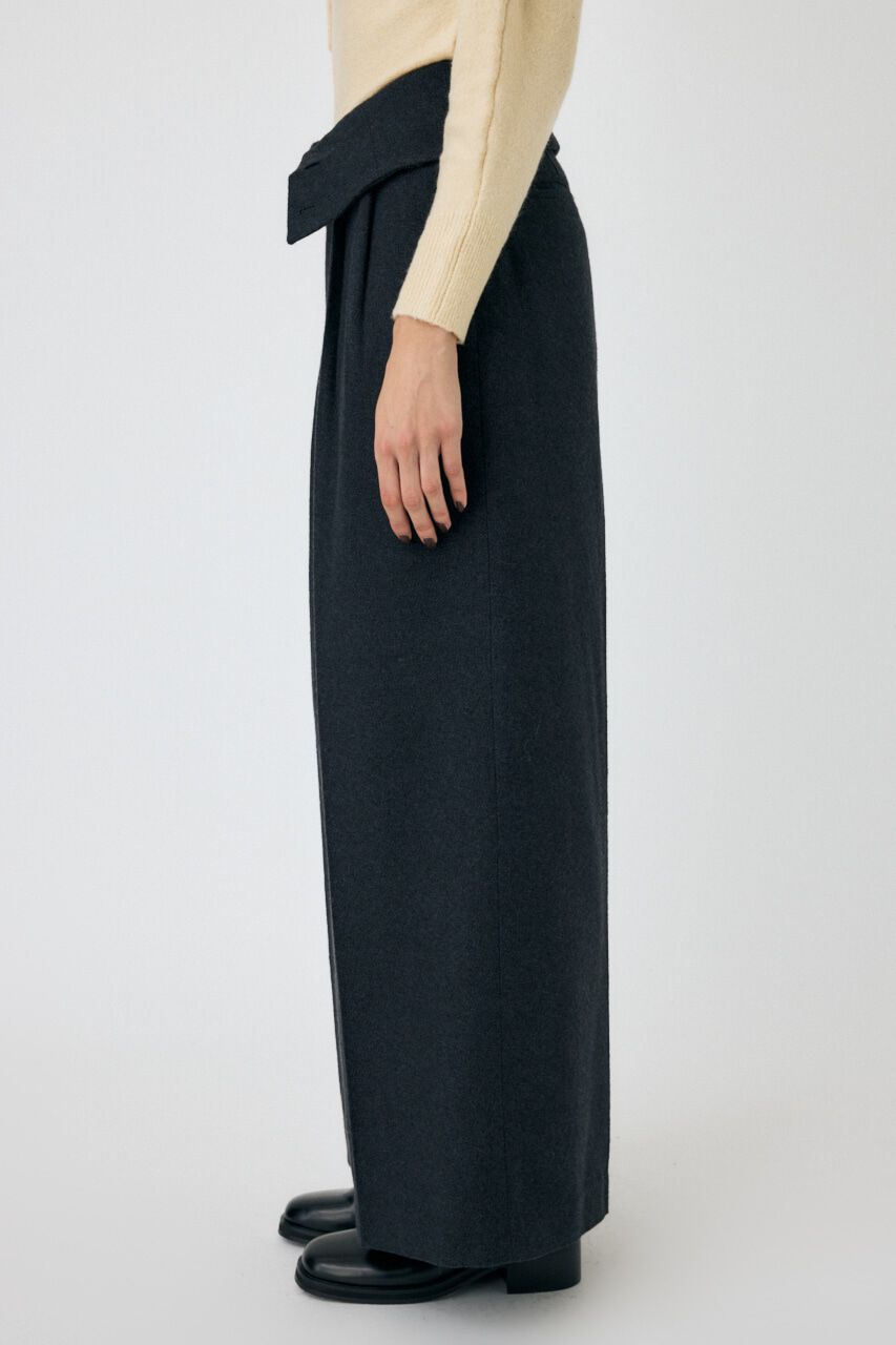 MOUSSY「FOLD WAIST ワイドスラックス」|その他|