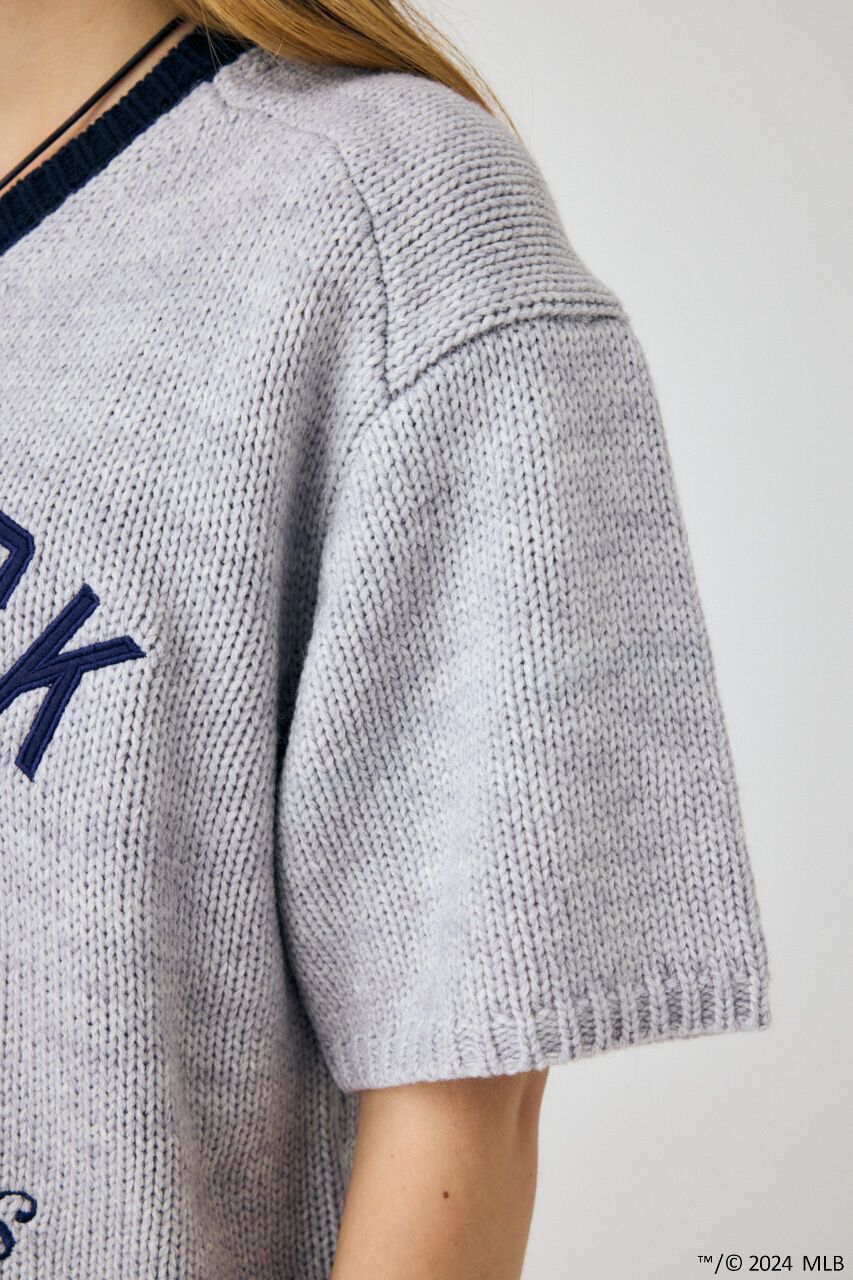 MOUSSY「MLB KNIT Tシャツ」|ニット・セーター|