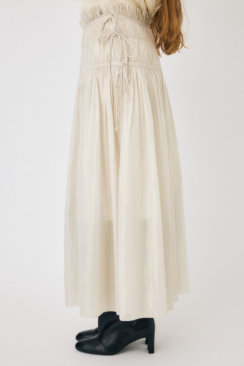 MOUSSY「SHIRRING ロングスカート」|スカート|