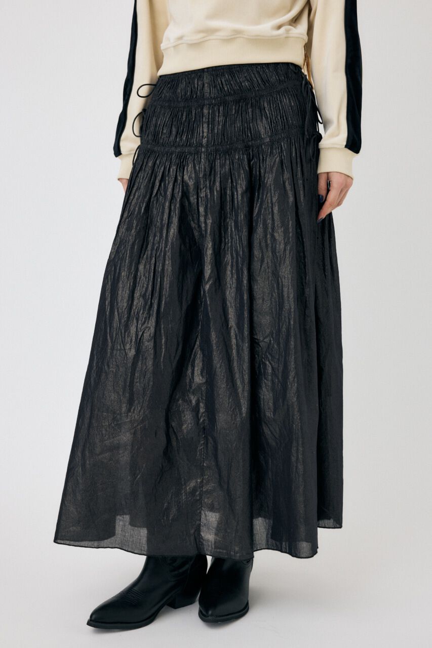 MOUSSY「SHIRRING ロングスカート」|スカート|