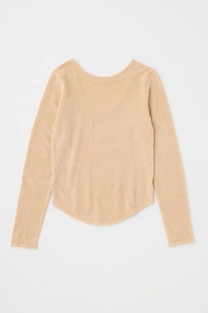 MOUSSY「VELOUR TOUCH ロングスリーブトップス」|ニット・セーター|