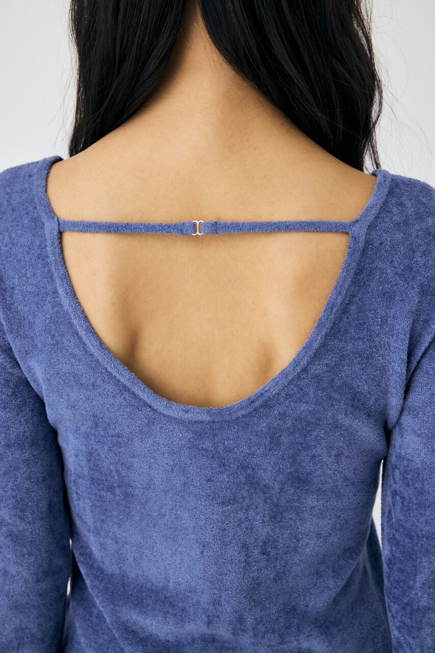 MOUSSY「VELOUR TOUCH ロングスリーブトップス」|ニット・セーター|