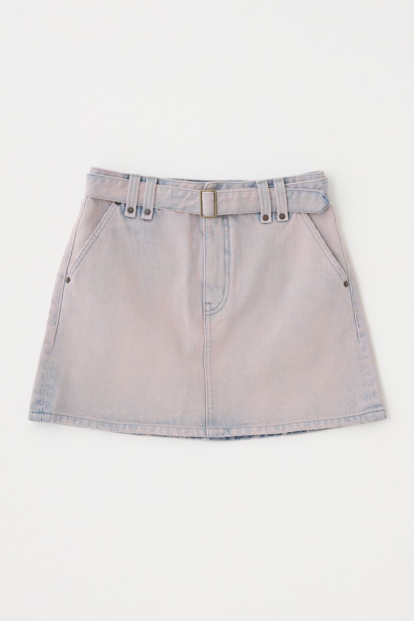 MOUSSY「BELTED DENIM ミニスカート」|スカート|