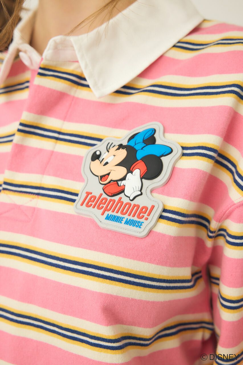 MOUSSY「MD TELEPHONE LS ポロ / MINNIE」|パーカー|