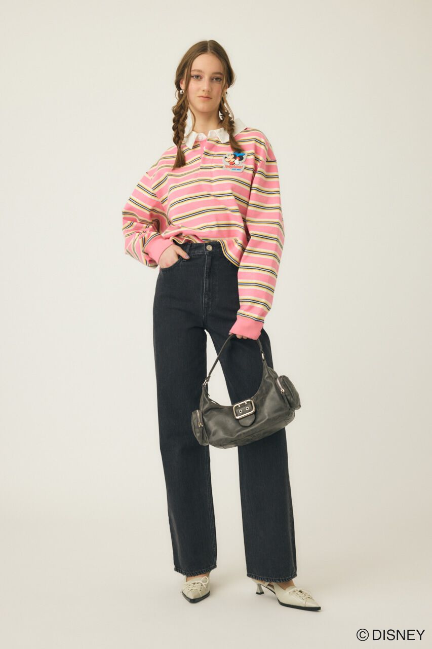 MOUSSY「MD TELEPHONE LS ポロ / MINNIE」|パーカー|