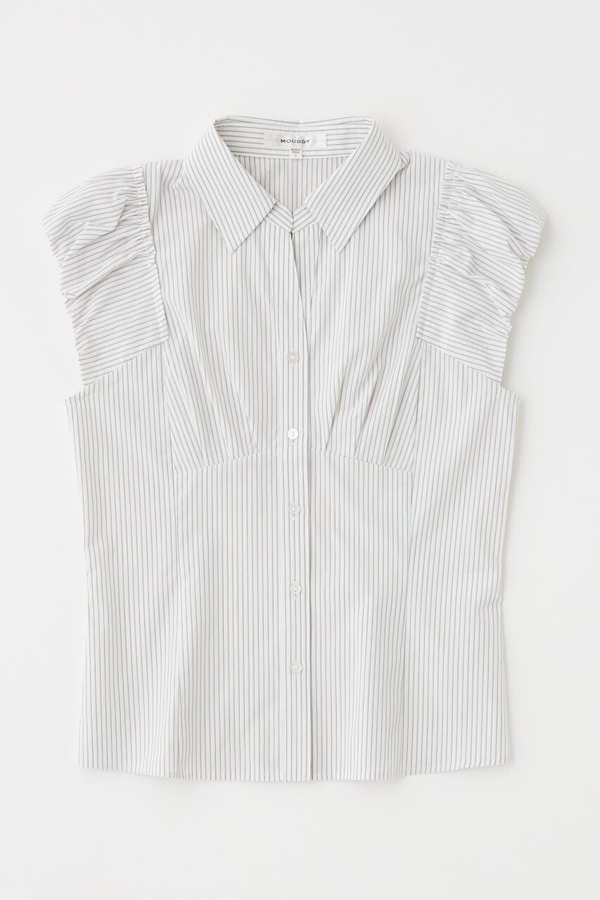 MOUSSY「PIN STRIPE FIT シャツ」|シャツ・ブラウス|