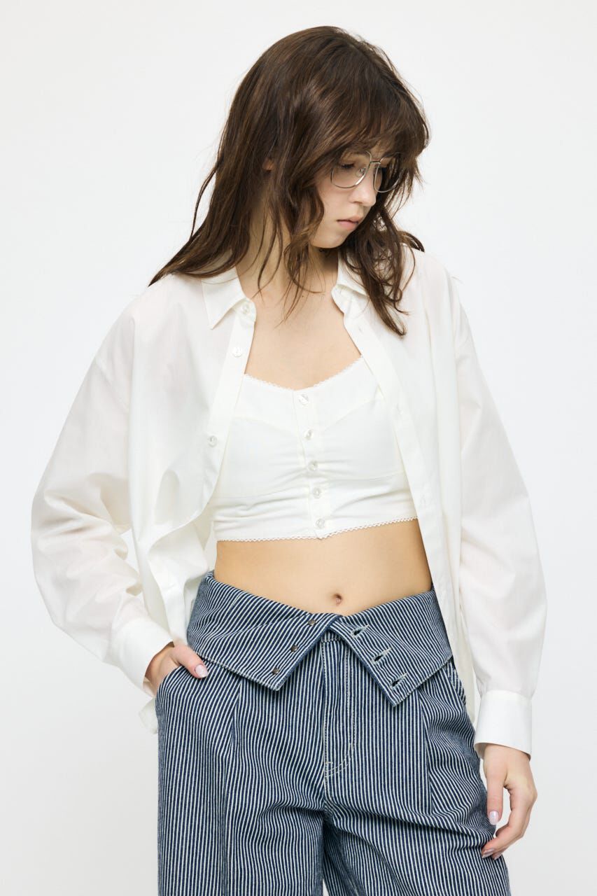 MOUSSY「OVER SHIRT & BUISTIER セット」|シャツ・ブラウス|