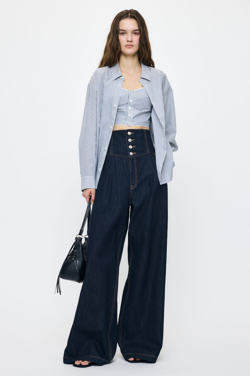 MOUSSY「OVER SHIRT & BUISTIER セット」|シャツ・ブラウス|