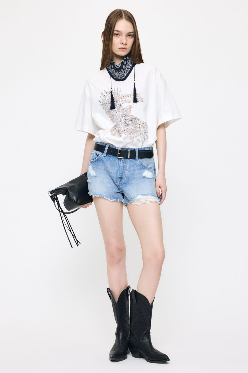 MOUSSY「JN LAND OF THE FREE TEE」|Tシャツ・カットソー|