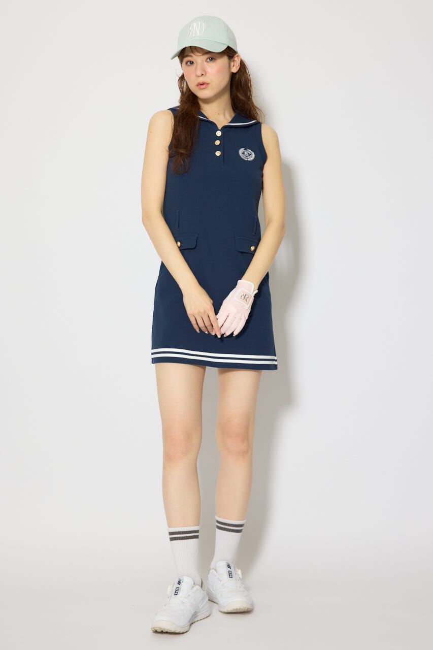 rienda「セーラーカラーカットワンピース」|ワンピース|