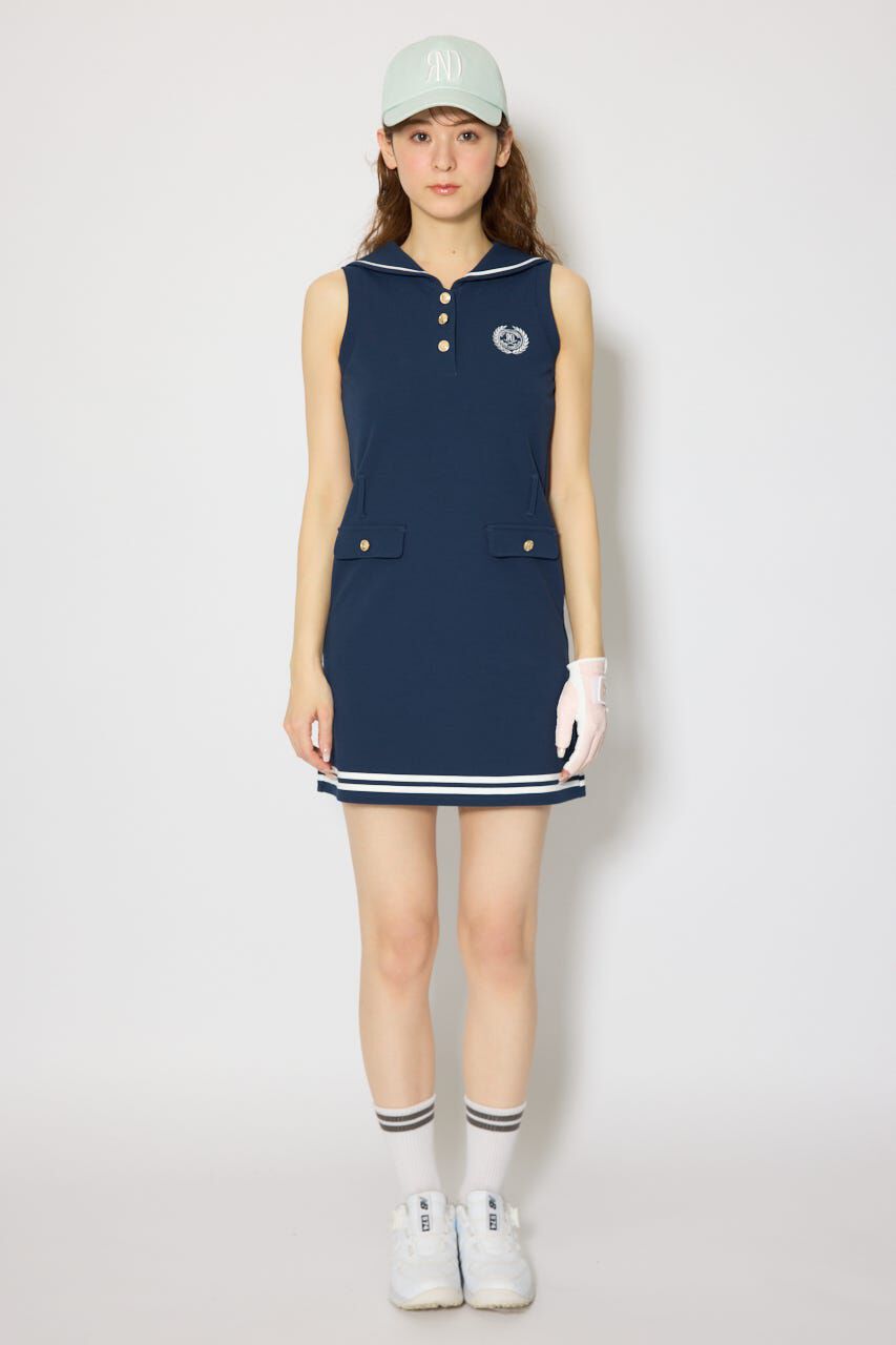 rienda「セーラーカラーカットワンピース」|ワンピース|