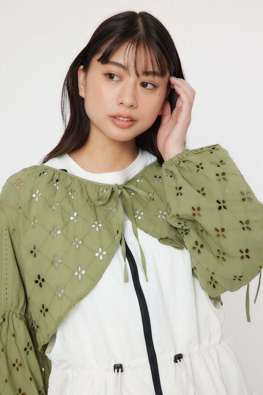 RODEO CROWNS「カットワークレースボレロ 2」|シャツ・ブラウス|