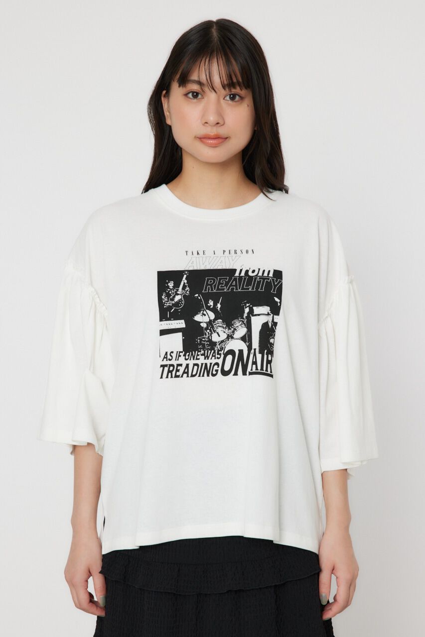 RODEO CROWNS「JP TOUR 袖フリルトップス」|Tシャツ・カットソー|