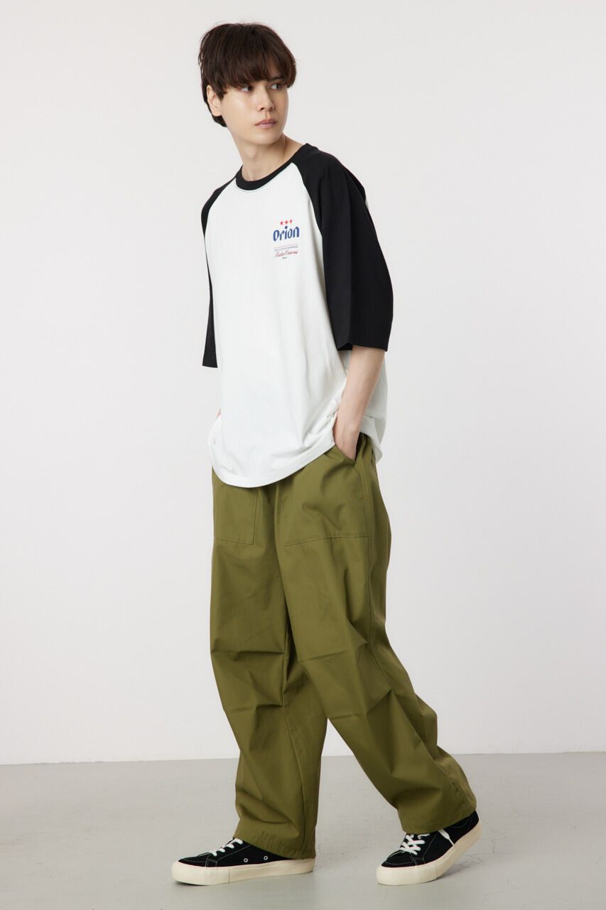 RODEO CROWNS「Orion BeerxRCSラグラン5分トップス」|Tシャツ・カットソー|