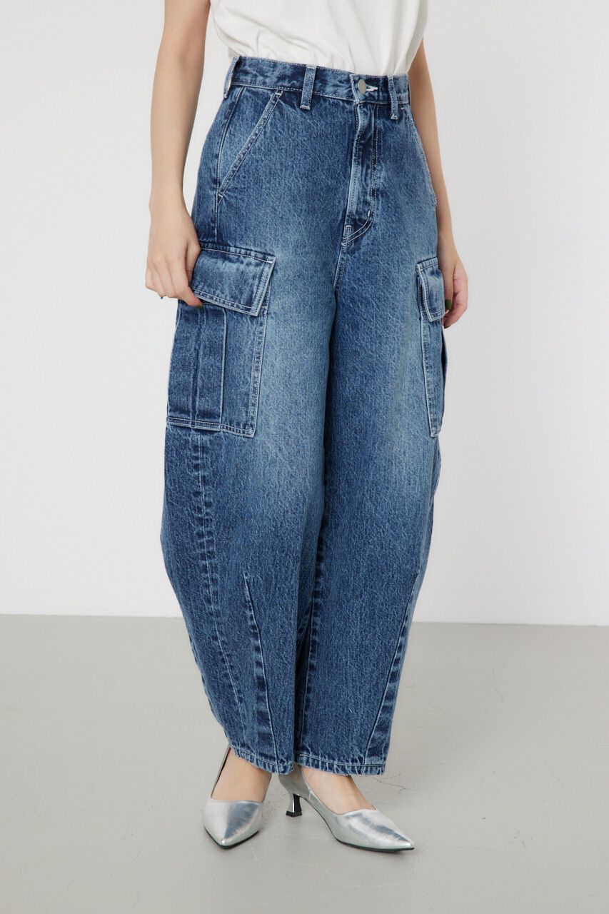 RODEO CROWNS「CURVE カーゴデニム」|デニム|