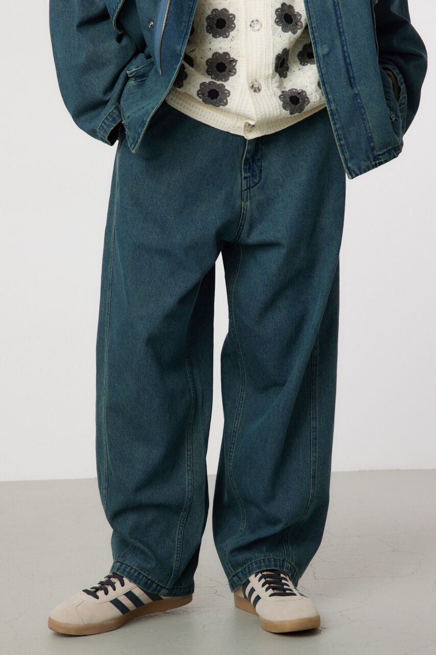 RODEO CROWNS「curve denim pants」|デニム|BLU