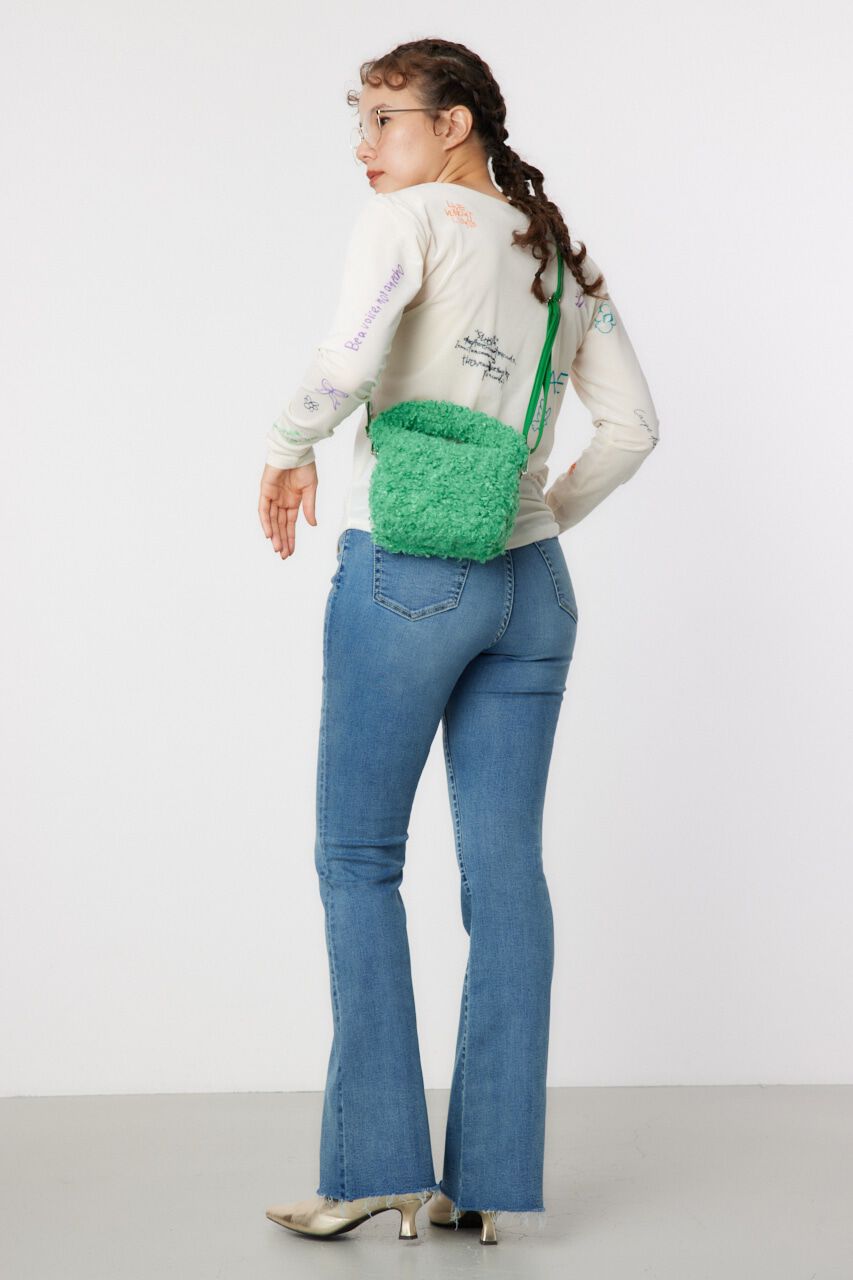 RODEO CROWNS「Brushedテキストシアートップス」|Tシャツ・カットソー|