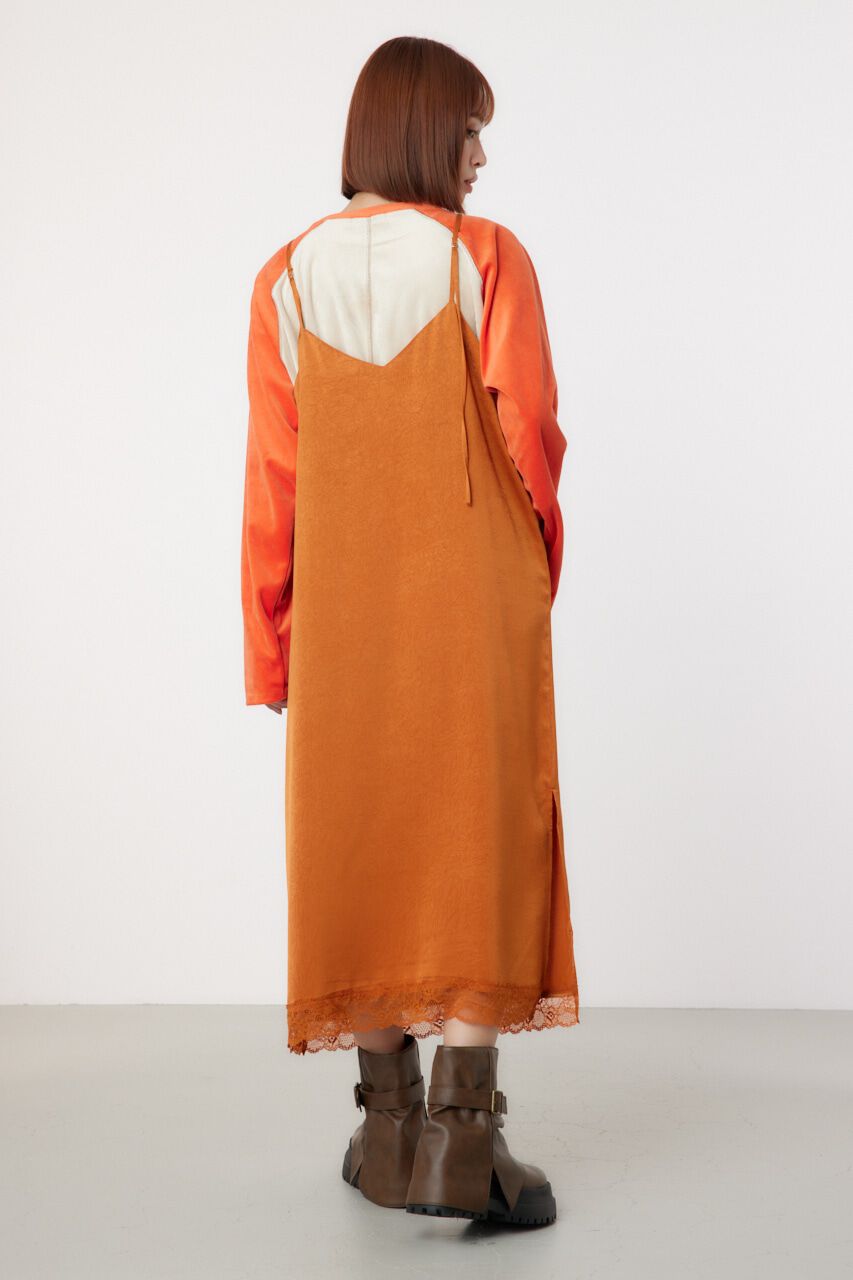 RODEO CROWNS「サテンレースキャミワンピース」|ワンピース|