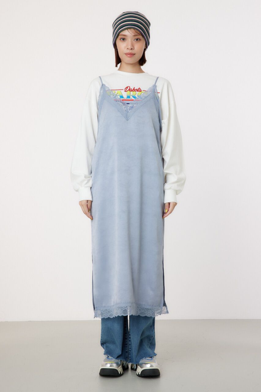 RODEO CROWNS「サテンレースキャミワンピース」|ワンピース|