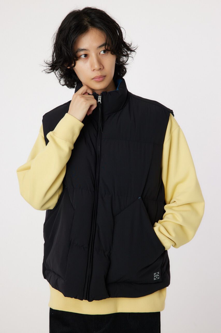 RODEO CROWNS「stand-neck パディングベスト」|ダウンベスト・ベスト|