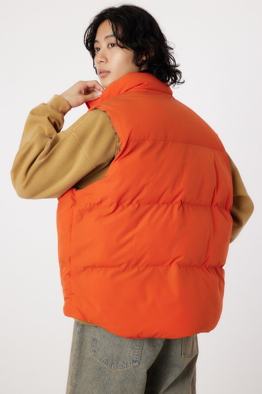 RODEO CROWNS「stand-neck パディングベスト」|ダウンベスト・ベスト|