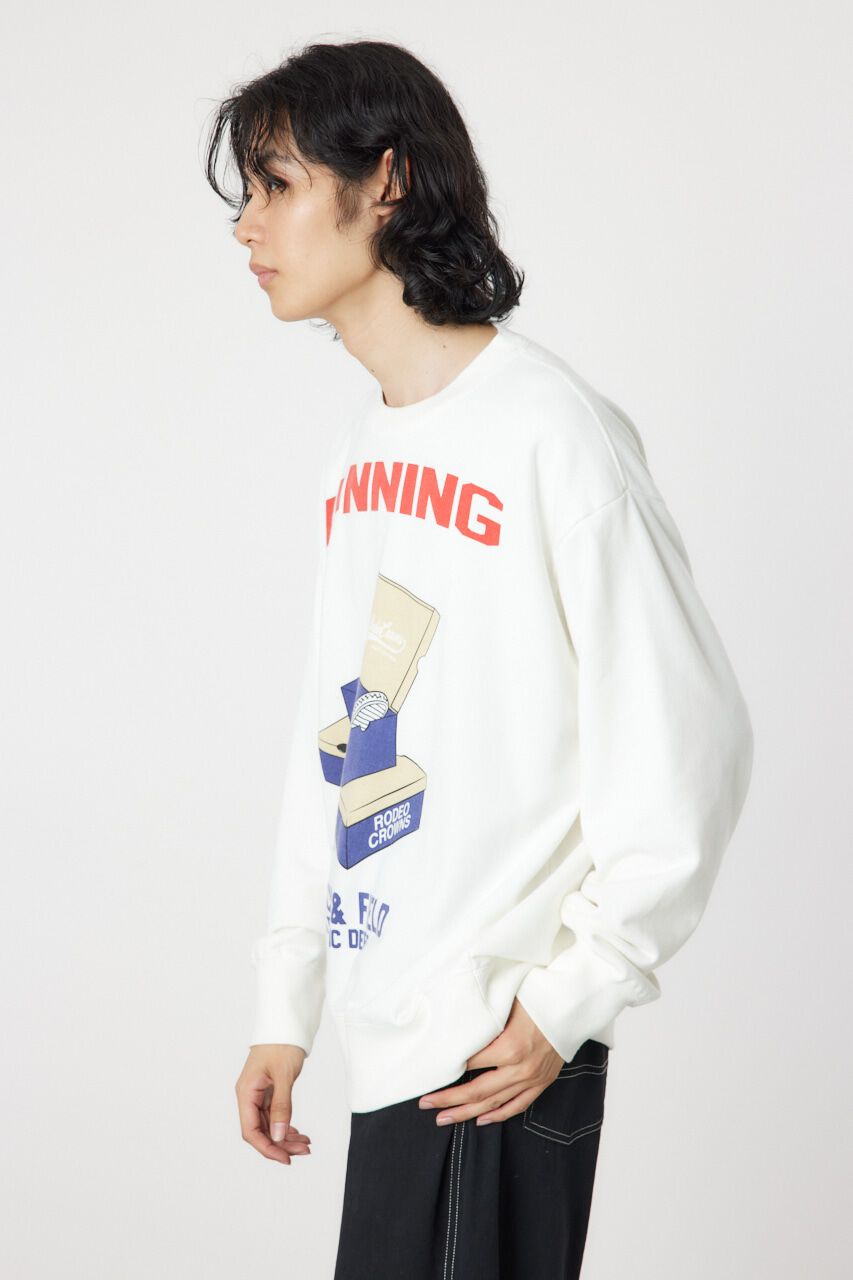 RODEO CROWNS「running boy スウェット」|パーカー|